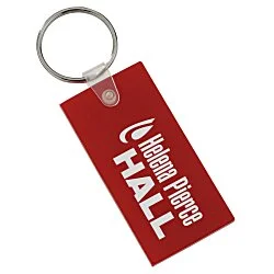 Large Rectangle Soft Keychain - Opaque