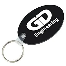 Oval Soft Keychain - Opaque