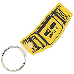 Safety Belt Soft Keychain - Opaque