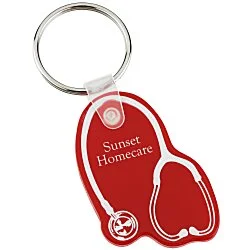 Stethoscope Soft Keychain - Opaque