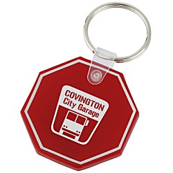 Stop Sign Soft Keychain - Opaque
