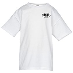 Hanes Perfect-T - Youth - White - Screen