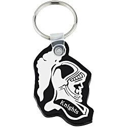 Knight Head Soft Keychain - Opaque