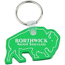 Bison Soft Keychain - Translucent