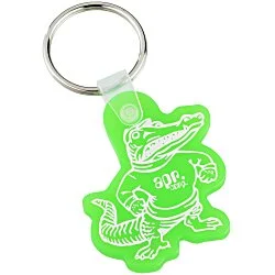 Alligator Soft Keychain - Translucent