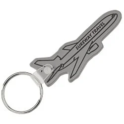 Airplane Soft Keychain - Opaque