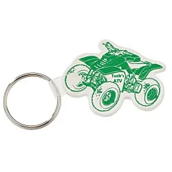Four Wheeler Soft Keychain - Opaque