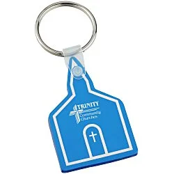 Church Soft Keychain - Translucent