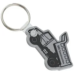 Dump Truck Soft Keychain - Opaque