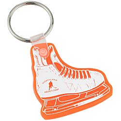 Hockey Skate Soft Keychain - Translucent