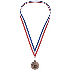 2" Econo Medal with Ribbon - Round