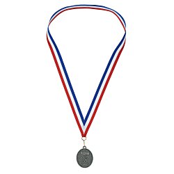 2" Econo Medal with Ribbon - Oval