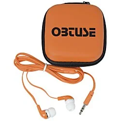 Color Top Case with Colorful Ear Buds