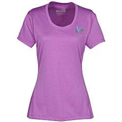 Popcorn Knit Performance Tee - Ladies' - Embroidered