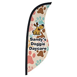 Sabre Sail Sign - 9' - One Sided - Replacement Graphic