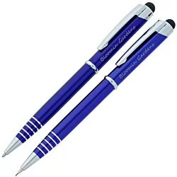 Aria Twist Metal Pen & Pencil Set