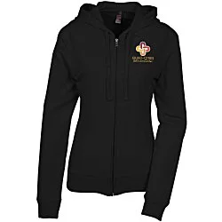 Lightweight Jersey Full-Zip Hoodie - Ladies' - Embroidered