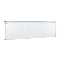 Standard 10' Event Tent - Mesh Half Wall Kit - Blank