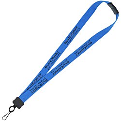 Lanyard with Neck Clasp - 7/8" - 32" - Metal Swivel Snap Hook - 24 hr