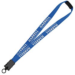 Lanyard with Neck Clasp - 7/8" - 32" - Snap Buckle Release - 24 hr