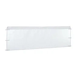 Standard 10' Event Tent - Mesh Half Wall - Blank