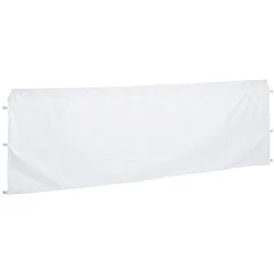 Deluxe 10' Event Tent - Half Wall - Blank