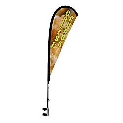 Deluxe 10' Event Tent - Sail Sign Banner - One Sided