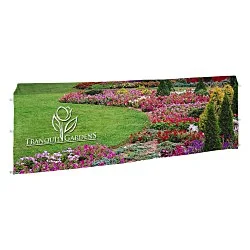 Premium 10' Event Tent - Half Wall - One Sided - Full Color