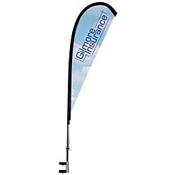 Premium 10' x 15' Event Tent - Sail Sign Banner - One Sided