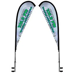 Premium 10' x 15' Event Tent - Sail Sign Banner - Two Sided