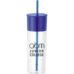 Color Band 22-oz. Tumbler with Straw  Main Image