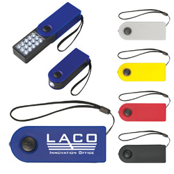 Folding LED Torch Light With Strap  Main Image