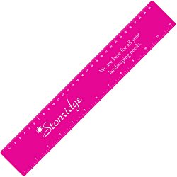 Flexible Plastic Ruler - 12" - Color