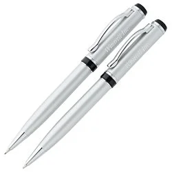 Yale Twist Metal Pen & Pencil Set