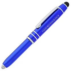 Loretta Stylus Metal Pen with Flashlight