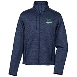 Digital Stripe Fleece Jacket - Men's