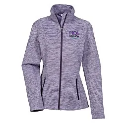 Digital Stripe Fleece Jacket - Ladies'