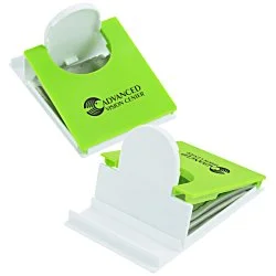 Fold Flat Phone Stand with Microfiber Cloth