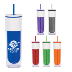 Quench Bottle With Lid And Straw - 16 oz.  Main Image