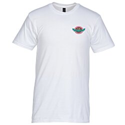 Hanes Perfect-T - Men's - White - Embroidered
