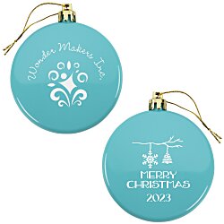 Flat Shatterproof Ornament - Snowflake - Merry Christmas