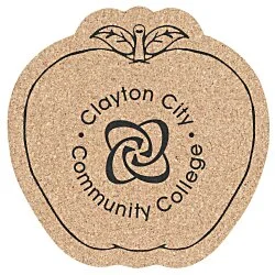 Cork Coaster - Apple