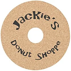Large Cork Coaster - Donut