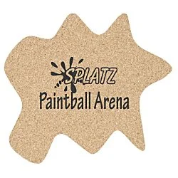 Large Cork Coaster - Splat