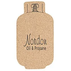 Large Cork Coaster - Propane Bottle