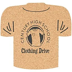 Large Cork Coaster - T-Shirt
