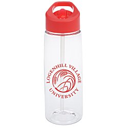 Clear Impact Flair Bottle with Flip Straw Lid - 26 oz.