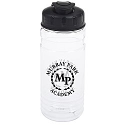 Clear Impact Line Up Bottle with Flip Lid - 20 oz.