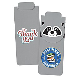 Paws and Claws Magnetic Bookmark - Raccoon