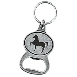 Delton Bottle Opener Keychain - Oval